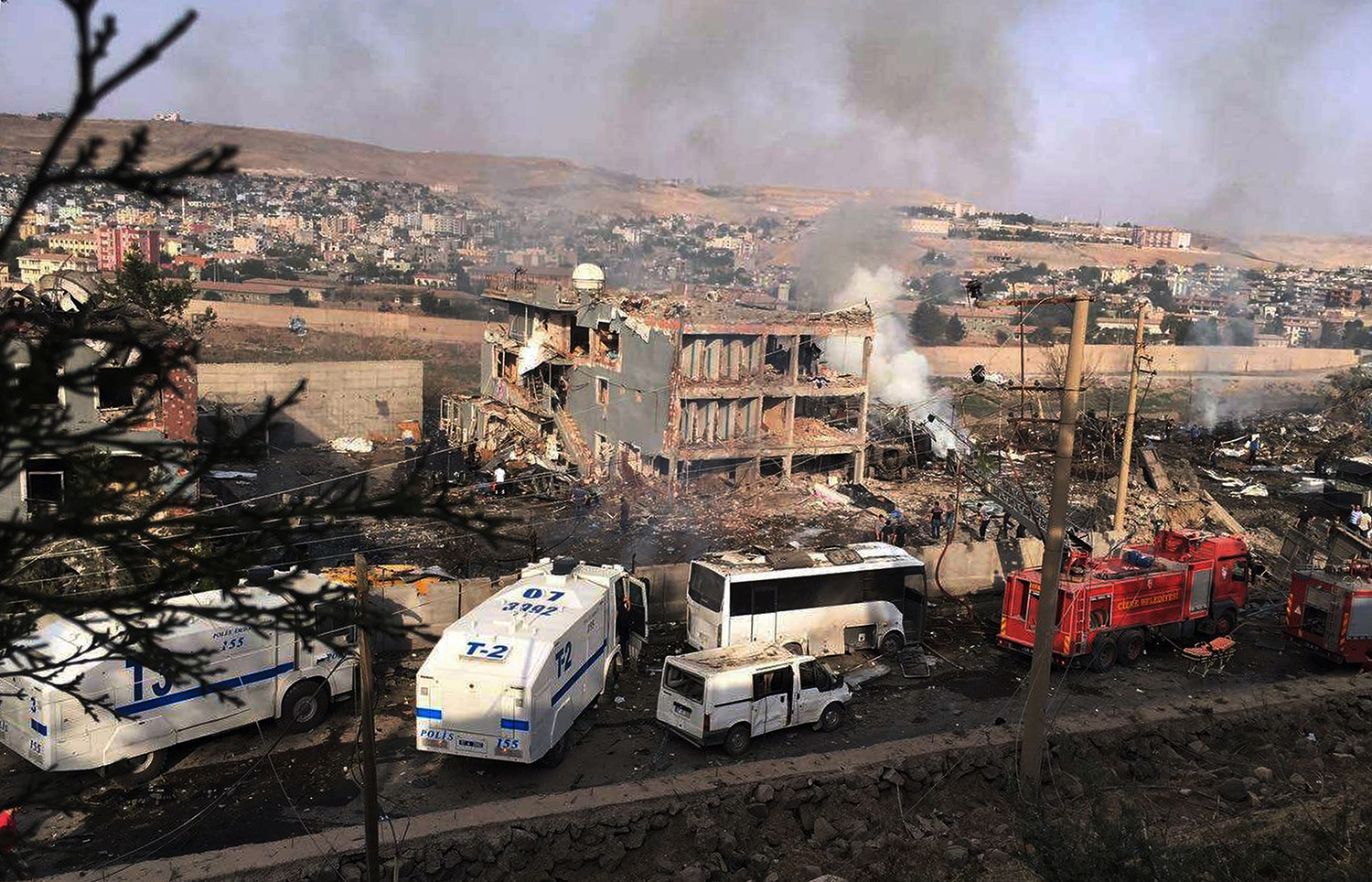 Suicide blast at Turkish police headquarters kills at least 11