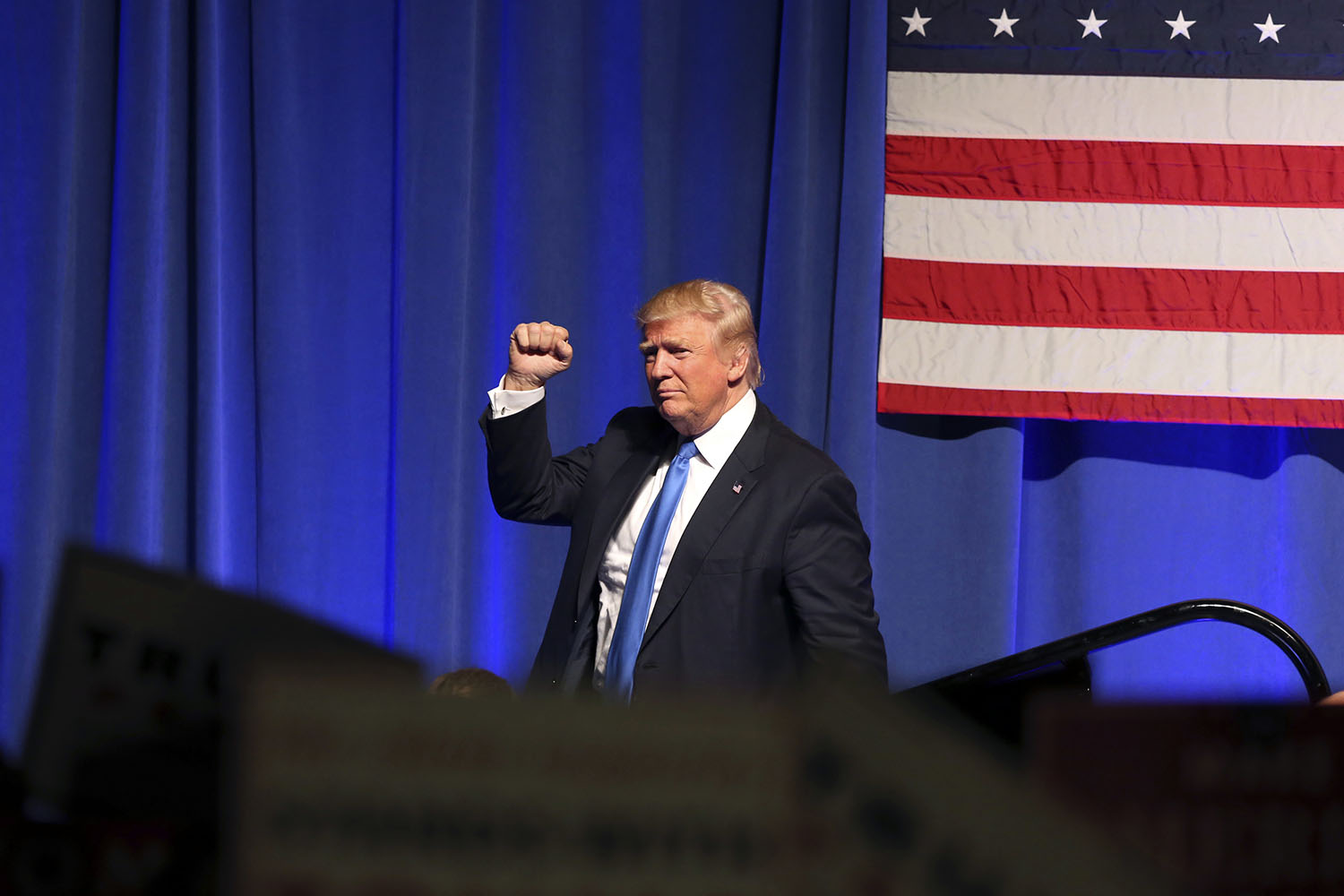 Senate Democrats: Be afraid when Trump comes to town