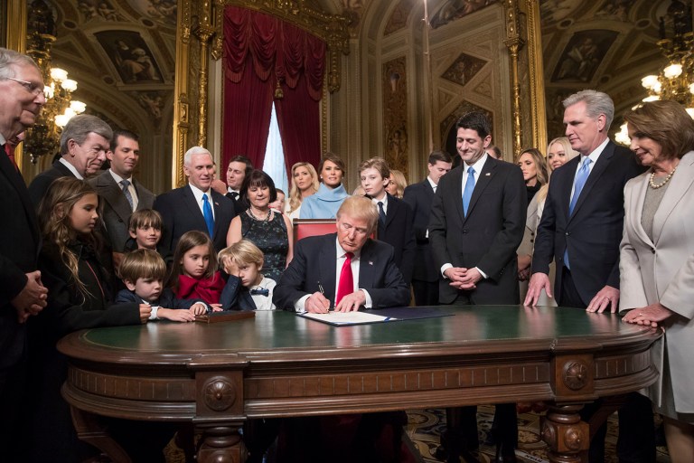If ever there was a president from whom to take some executive authority back, it is Trump. (AP Photo/J. Scott Applewhite, Pool)