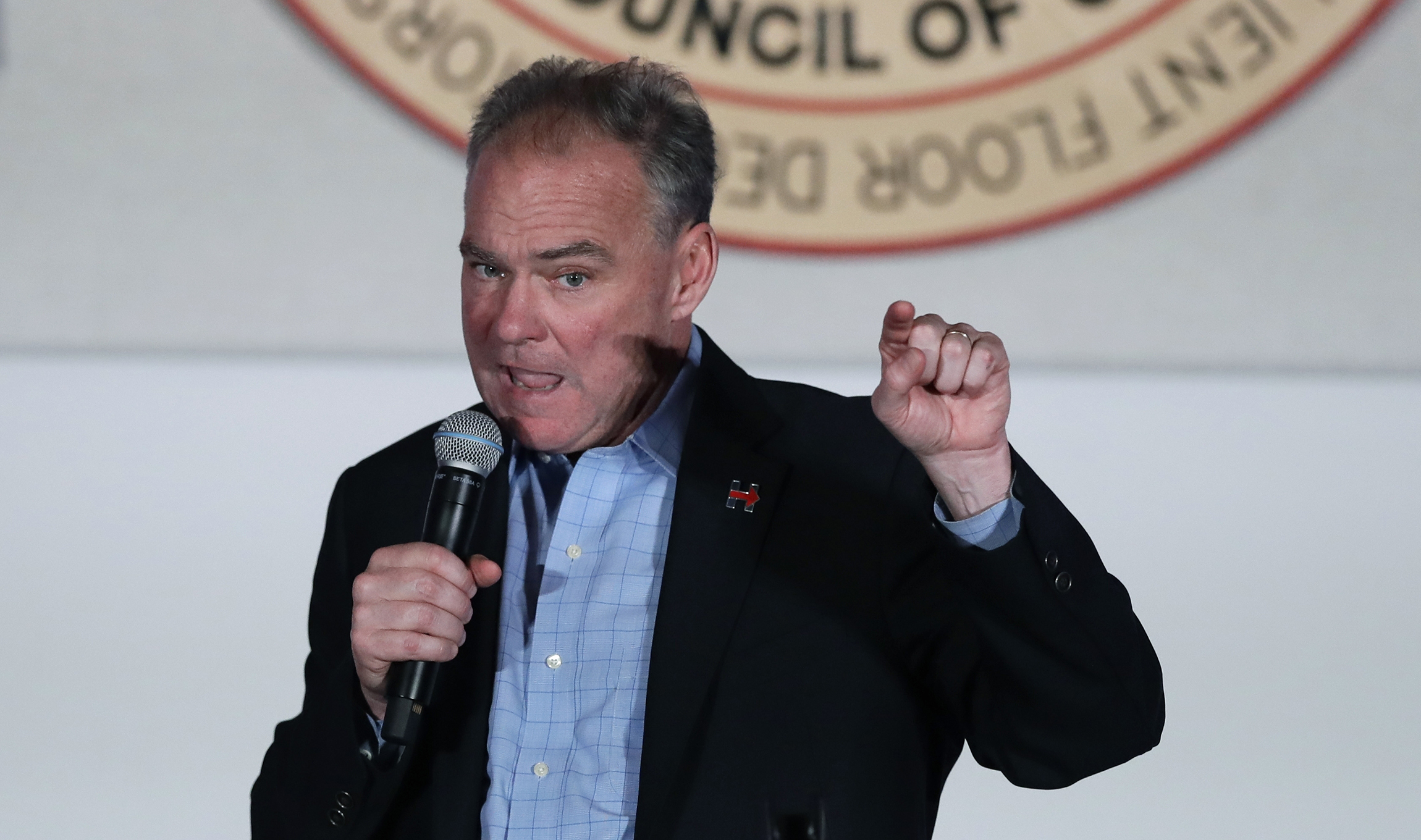 Kaine decries FBI ‘double standard’ 12 times in six minutes