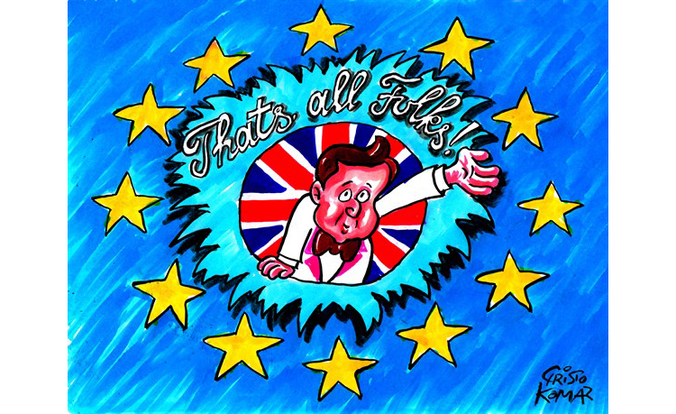 Editorial cartoon: That’s all folks!