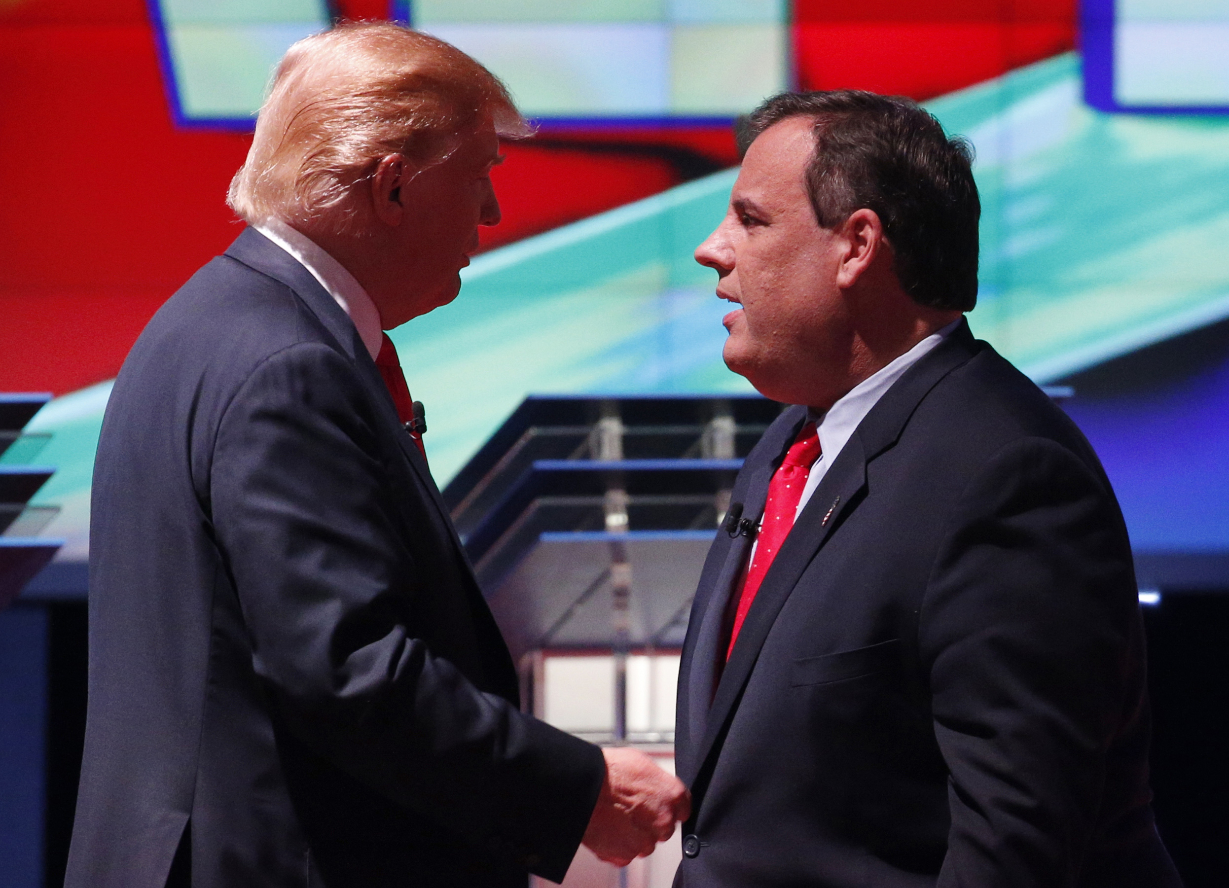 Trump and Christie trade barbs over who is closer to Democratic presidents