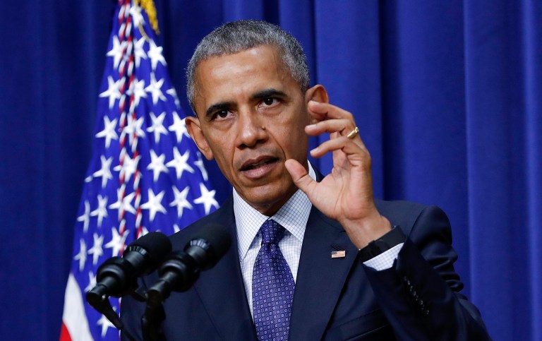 President Obama said Monday it's possible the Russians are trying to affect the U.S. election by hacking into the DNC server and leaking emails that portray party members negatively. (AP Photo/Pablo Martinez Monsivais)