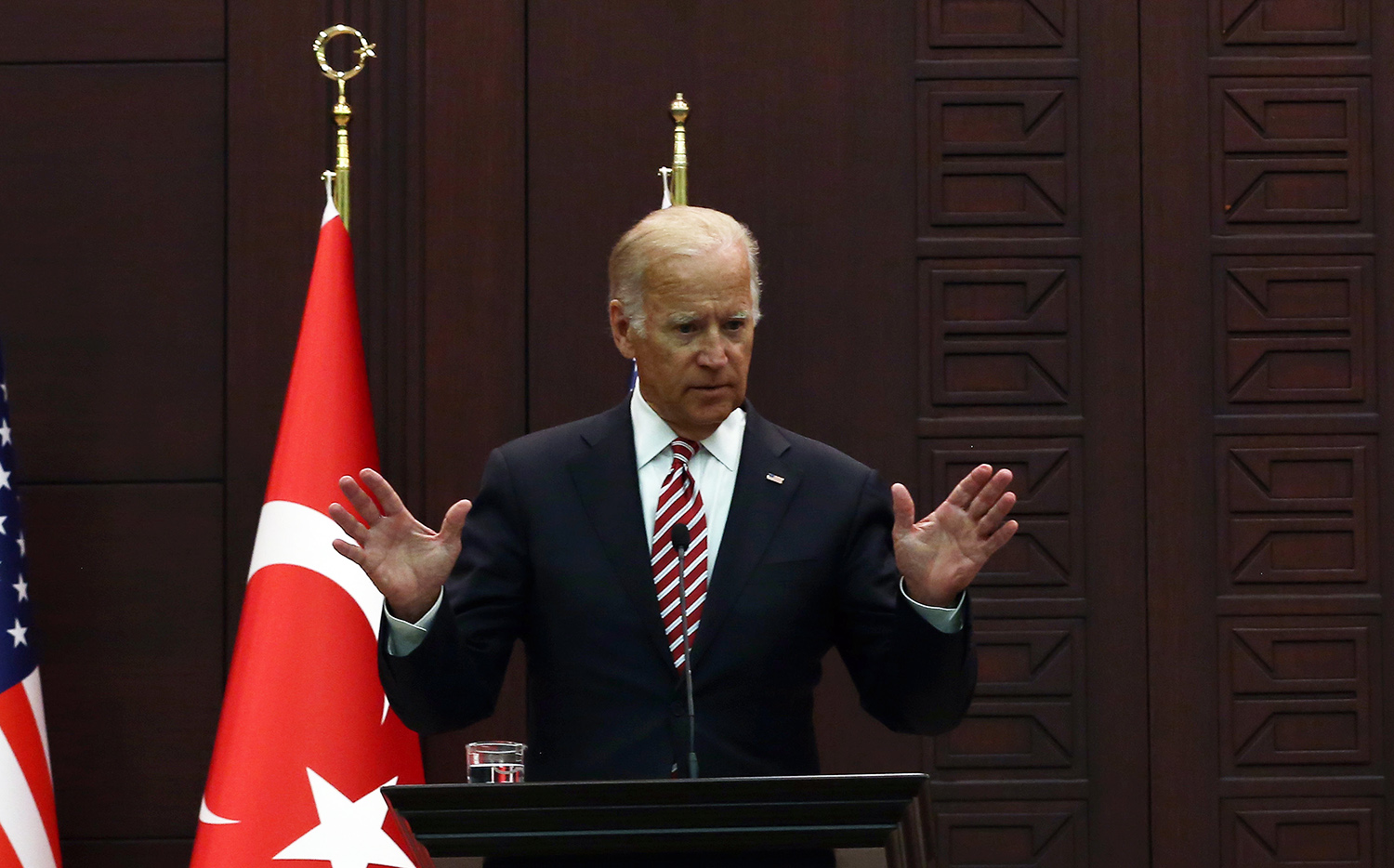 Biden tells Syrian Kurdish forces to back away