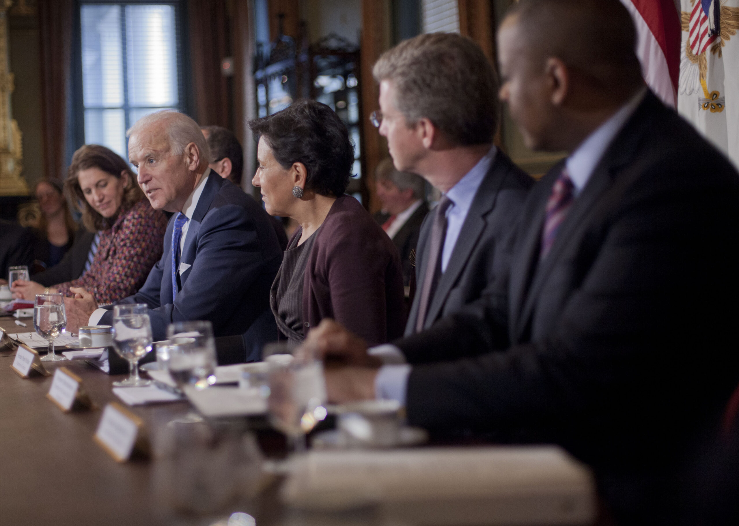 Biden meets with Cabinet to discuss job training