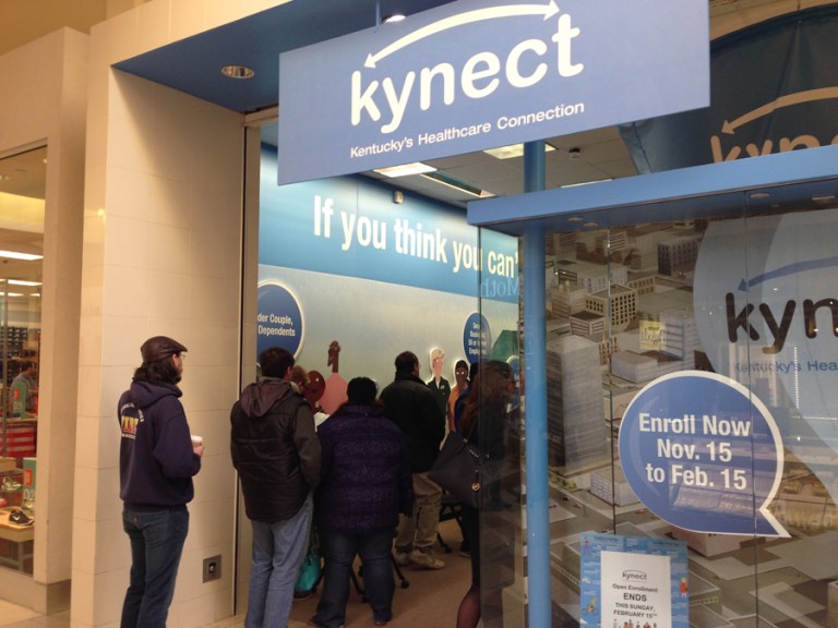 Kentucky had one of the biggest drops in 2014 thanks to the state's Medicaid expansion. (AP file photo/Adam Beam)