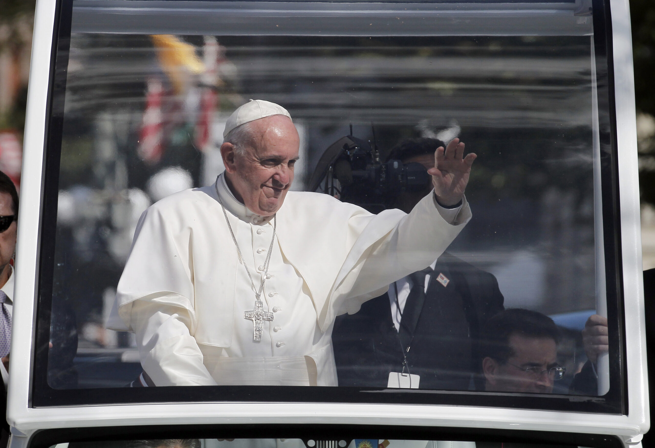 Media treats pope visit as showdown against GOP