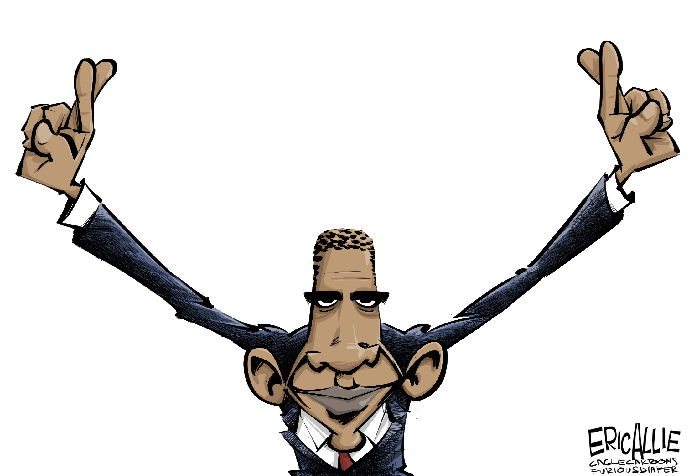 Editorial cartoon: Not a crook?
