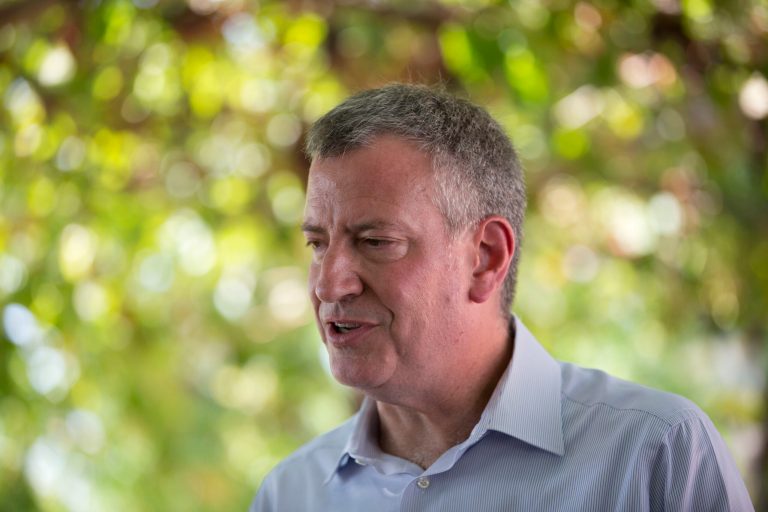 The forum would have focused on income inequality and been hosted by the Progressive Agenda, de Blasio's nonprofit group.Â (AP Photo/Tsafrir Abayov)