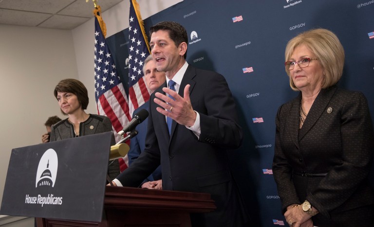The political organization aligned with Speaker Paul Ryan unveiled a $2.6 million advertising campaign to build support for Republican plans to repeal and replace Obamacare. (J. Scott Applewhite/AP Photo)