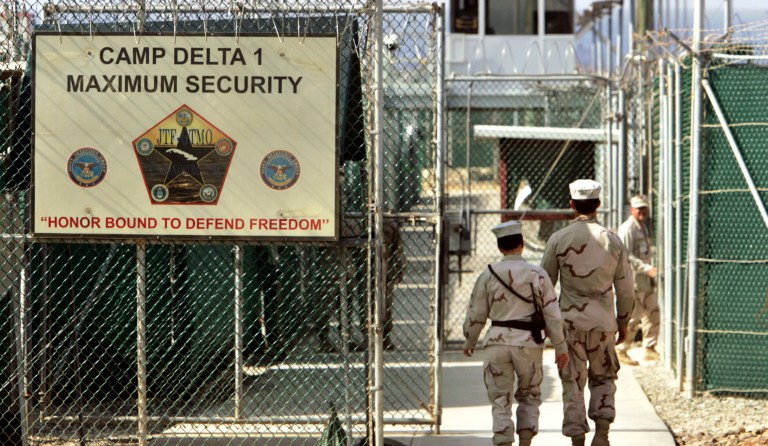 Fifty-nine detainees remained at the island prison in Cuba at the beginning of this month, almost 200 fewer than when President George W. Bush left office in 2009. (AP Photo/Brennan Linsley, File)