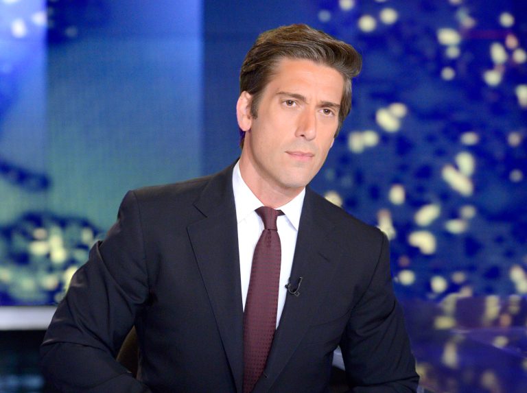 In this image released by ABC News, anchor David Muir from 