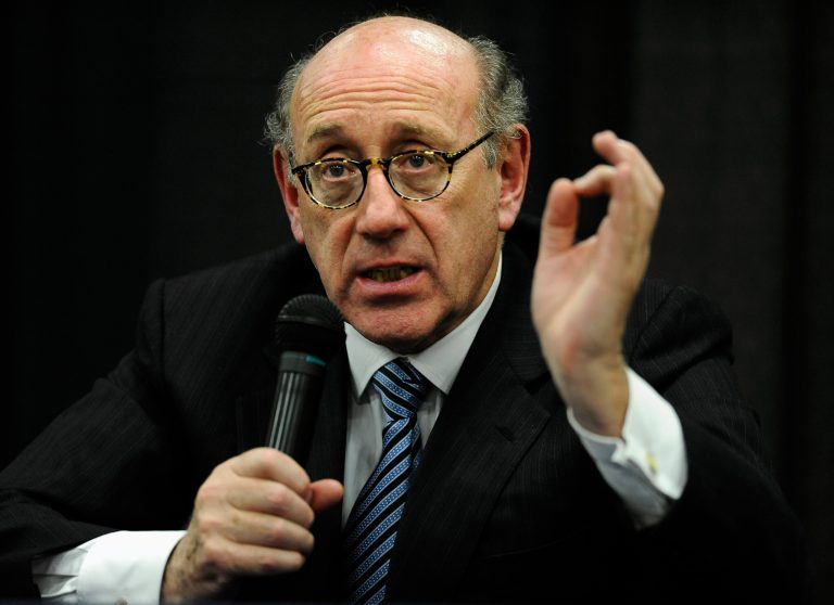 FILE - In this July 11, 2013 file photo, attorney and special adviser Kenneth Feinberg speaks at a public forum on the distribution of Newtown donations at Edmond Town Hall in Newtown, Conn. Feinberg plans to announce the terms of General Motors' plan to pay victims of crashes caused by bad ignition switches on Monday, June 30, 2014. (AP Photo/Jessica Hill, File)