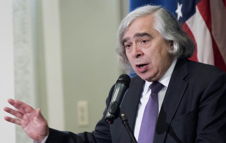 The oil and gas boom is reducing U.S. greenhouse gas emissions said Energy Secretary Ernest Moniz. (AP Photo)