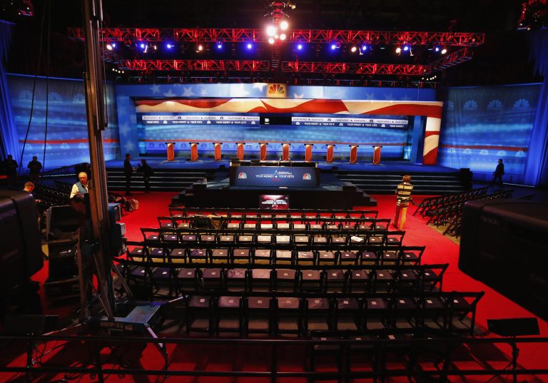 For the press, CNBC's pre-debate show was inane, insipid and entirely boring. (AP Photo/Brennan Linsley)