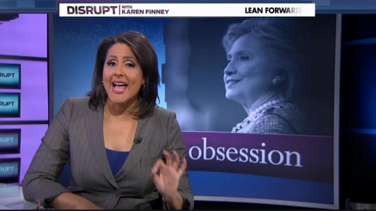 Karen Finney's ties to the Clintons will likely come in handy with her work at the liberal watchdog group. (Disrupt with Karen Finney/Screenshot)