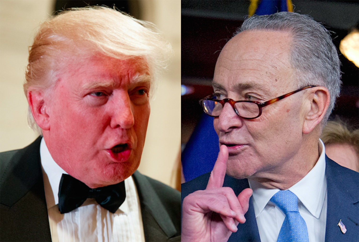 Trump pounds ‘head clown’ Chuck Schumer