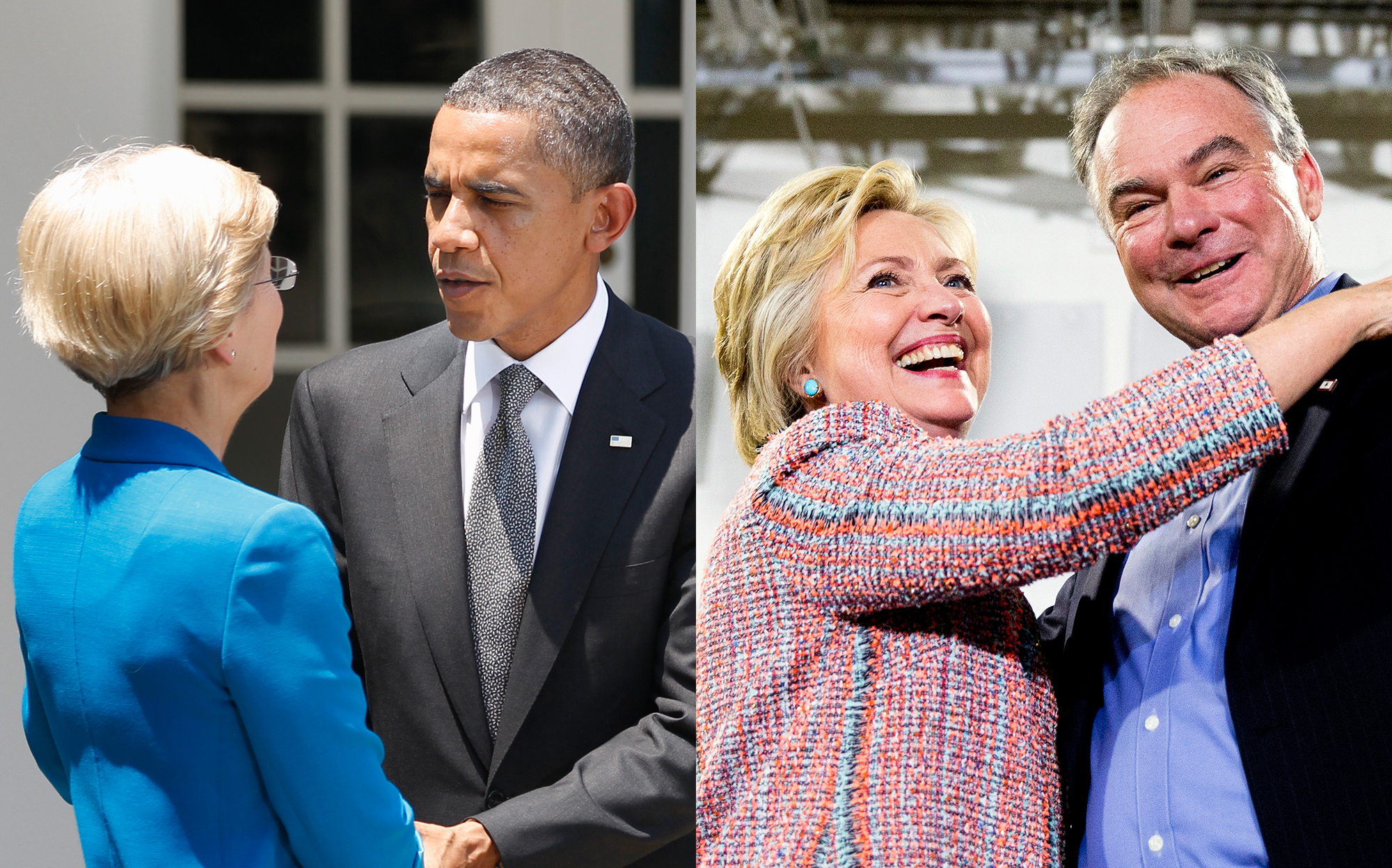 Banking regs: Warren and Obama vs. Kaine and Clinton?