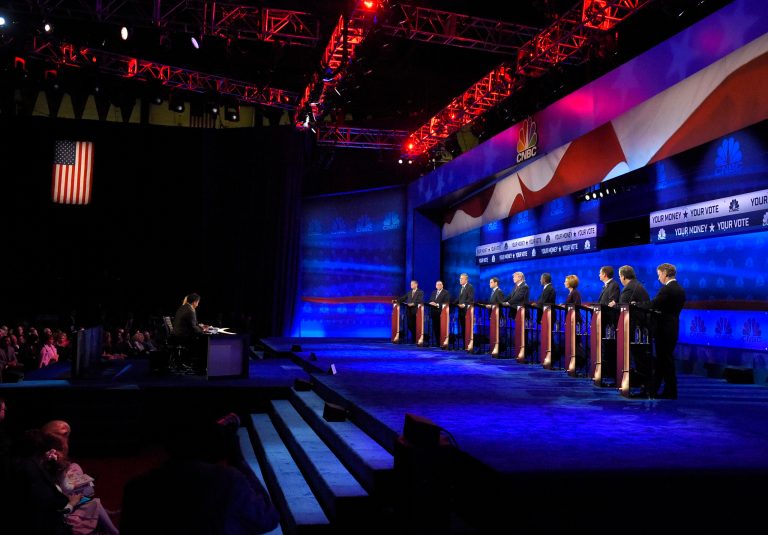 Debate season, while of course about issues and contrasts, is actually really a new kind of television pilot season.Â (AP Photo/Mark J. Terrill)