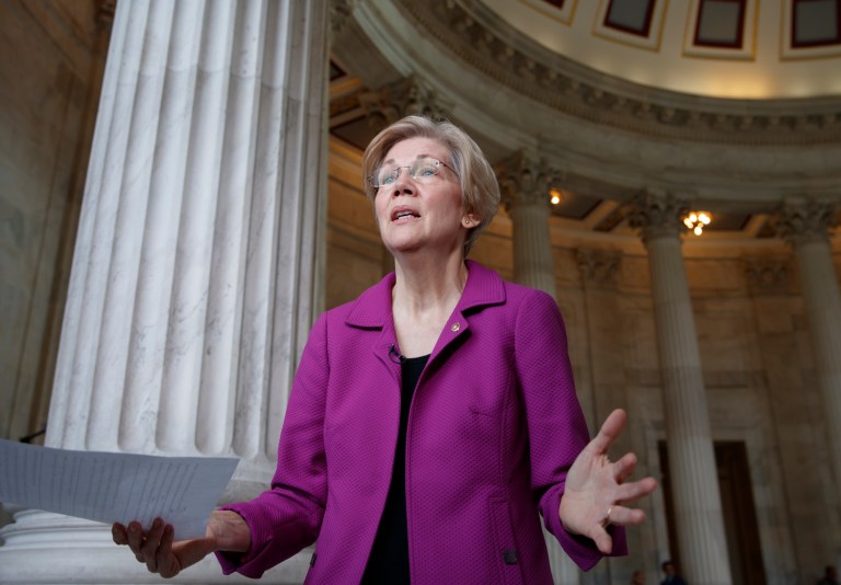 The decision to reprimand Warren obviously backfired. (AP Photo/J. Scott Applewhite)