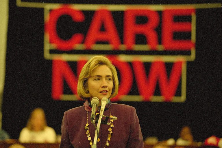 Hillary Clinton envisioned a national health care system back in 1993-1994 that would have been far more complicated than Obamacare. (AP File)