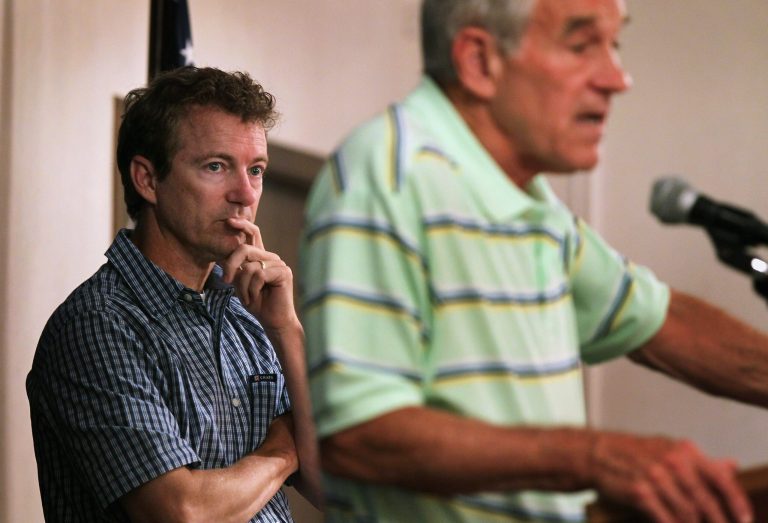 In 2007, when stumping for his father, Rand Paul argued that a nuclear Iran wasn't a threat to the U.S. (Getty)