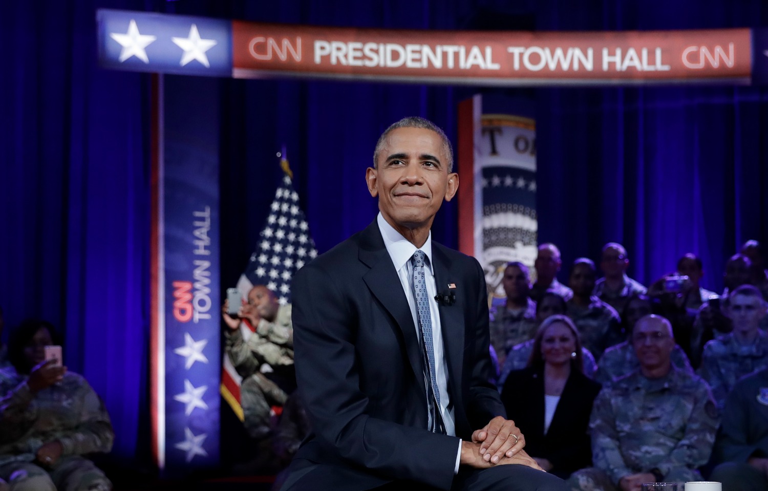 Obama: There’s no military solution to Syria