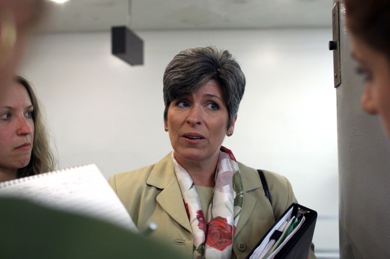 The Iowa senator said she has yet to speak to the president about the 