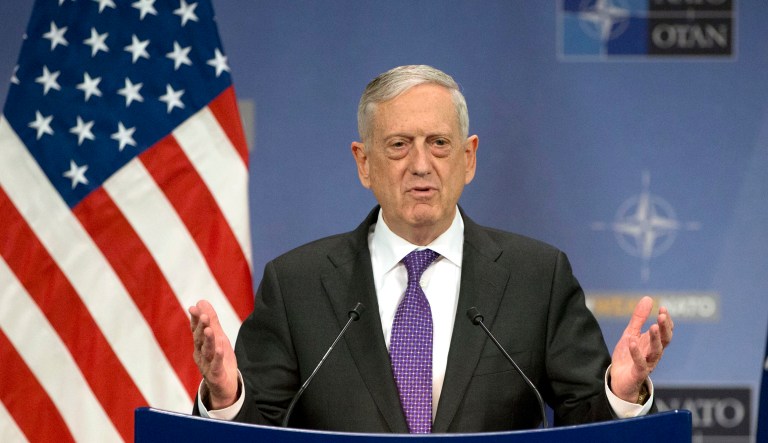 Defense Secretary Jim Mattis will likely recommend that the transgender members remain in the military when he meets with President Trump to provide a briefing on the topic, according to two U.S. officials. (AP Photo/Virginia Mayo)