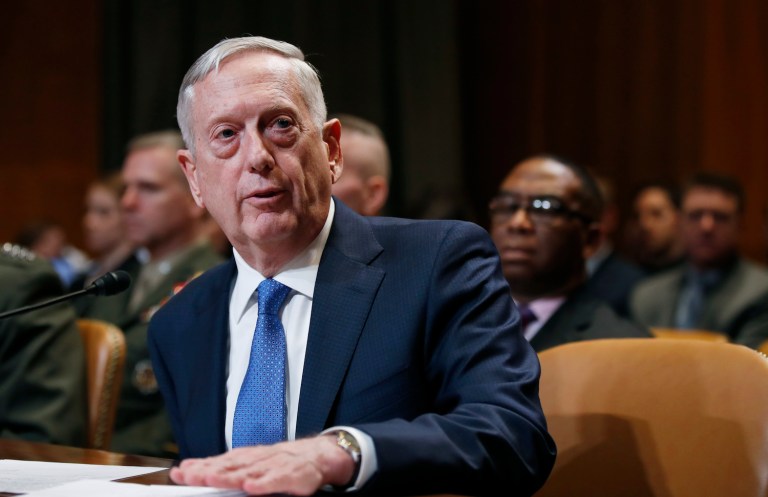 Mattis described the strategy as an 
