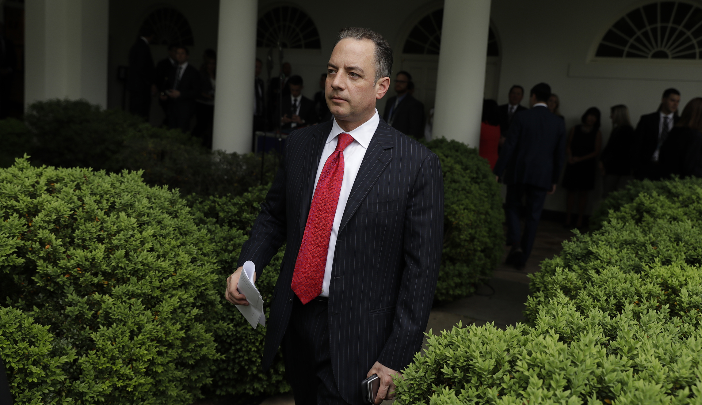 Trump offers congratulations to former chief of staff Reince Priebus for post-White House jobs