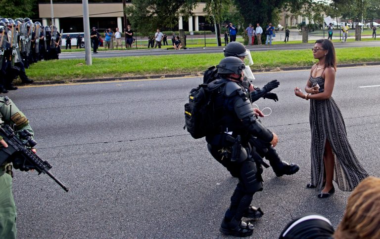 Group also filed a temporary restraining order to prevent the police from interfering with further protests. (AP Photo/Max Becherer)
