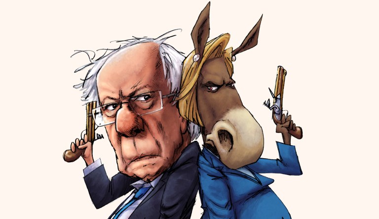 If Democrats are going to methodically choose the candidates most likely to win, the price may be that there are loud complaints from various segments of the party. (Illustration by Nate Beeler for the Washington Examiner)