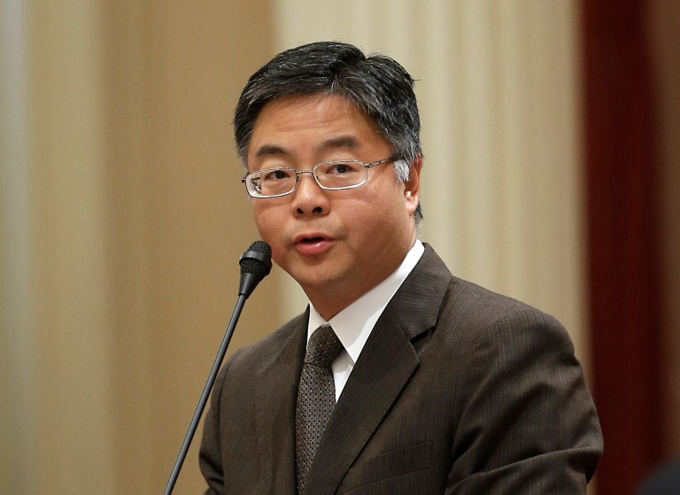 Rep. Ted Lieu, D-Calif., is calling on Congress to investigate a flaw that makes cellular devices worldwide vulnerable to surveillance by hackers and foreign intelligence agencies. (AP Photo/Rich Pedroncelli)