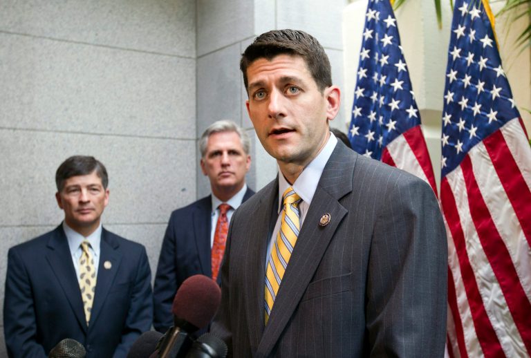 Paul Ryan announced his backing of Kevin McCarthy in an op-ed Sunday, calling him a 