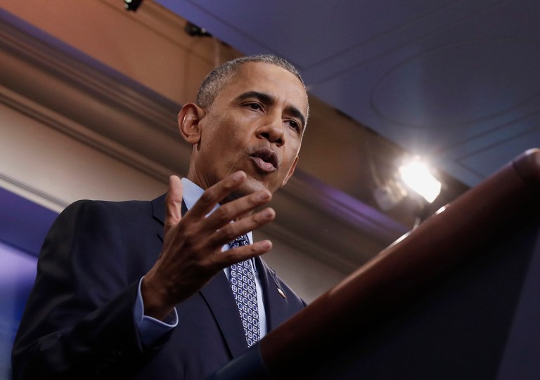 In a statement celebrating the seventh anniversary of signing Obamacare into law, Obama wrote that the law has helped 20 million Americans get health insurance. (AP Photo/Carolyn Kaster)