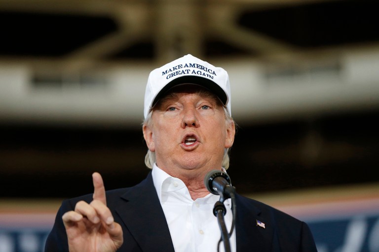 At least two high-dollar donors who helped raise money for Donald Trump or directly contributed to his campaign requested refunds immediately after a leaked video showed Trump making lewd comments about women. (AP Photo/Gerald Herbert)