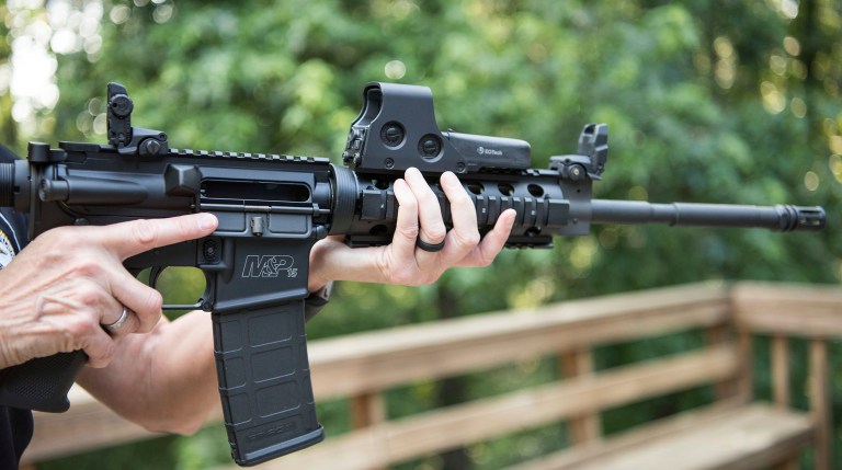 Lawmakers in the Florida Senate briefly approved a two-year moratorium on the sale of AR-15 rifles. (AP Photo/Lisa Marie Pane)