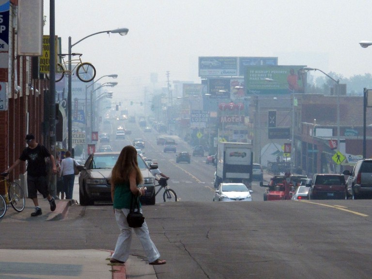 EPA defines regional haze as 