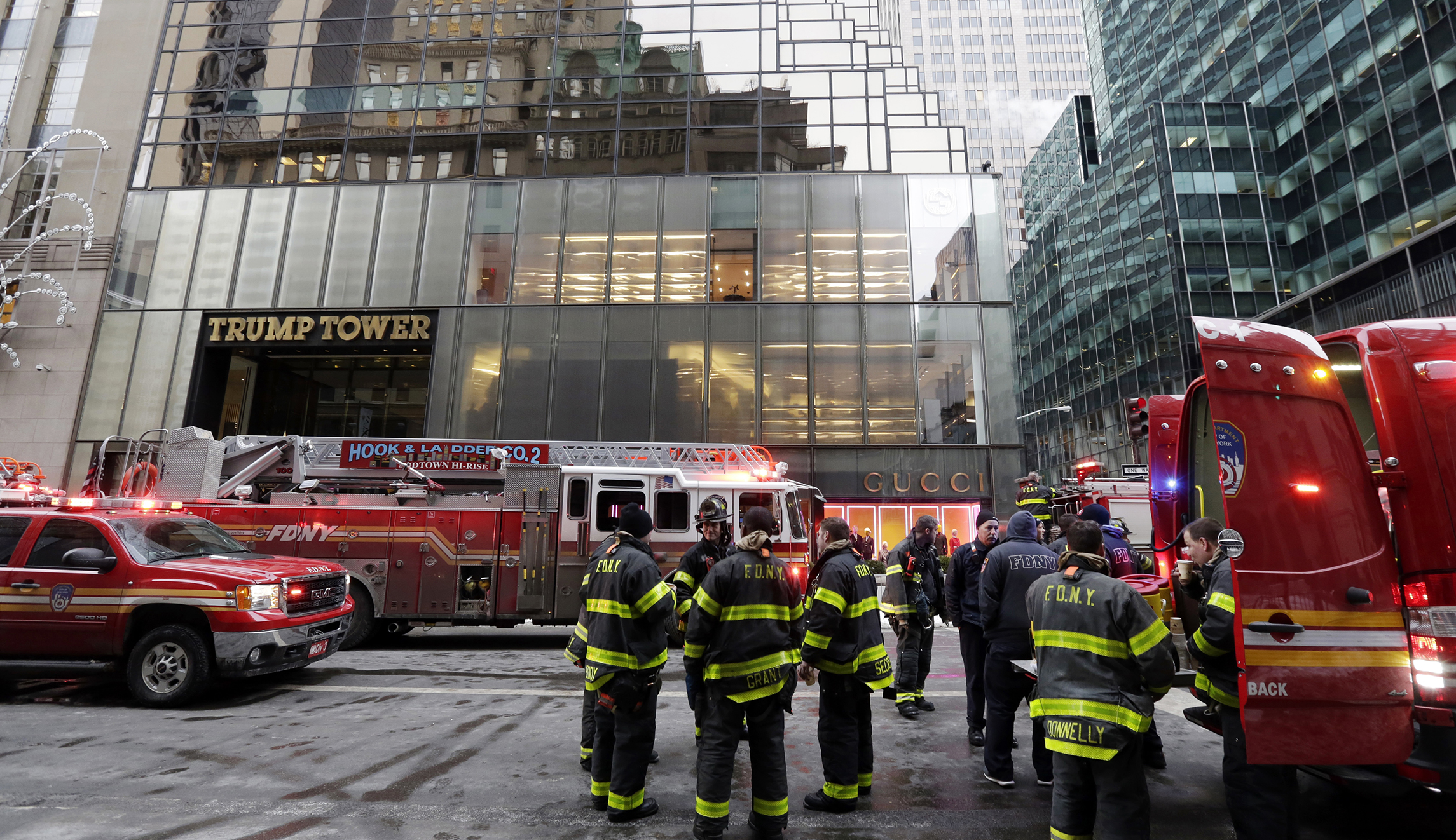 Fire breaks out at Trump Tower in New York