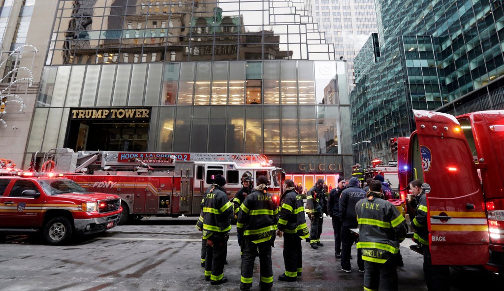 Fire breaks out at Trump Tower in New York