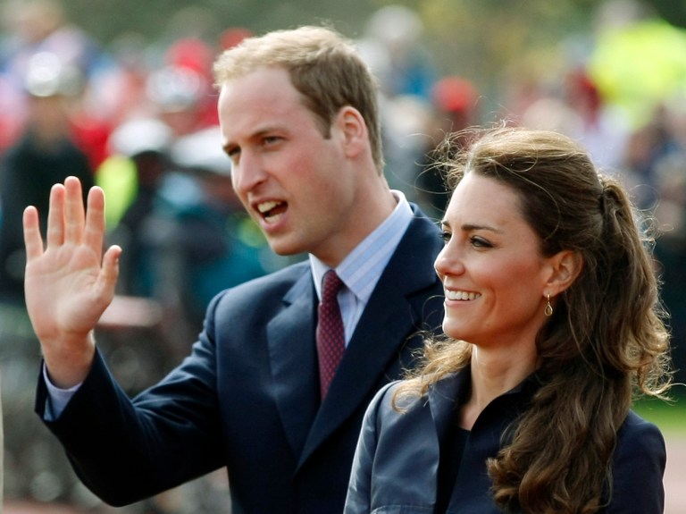 Duke and Duchess of Cambridge have a son, third in line to the British throne.  (AP File)