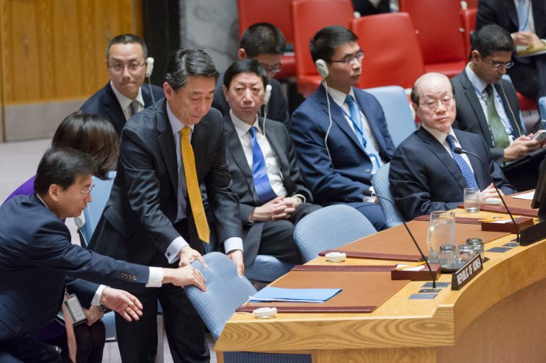 China could use sanctions as bargaining chip over missile defenses. (Rick Bajornas/United Nations via AP)