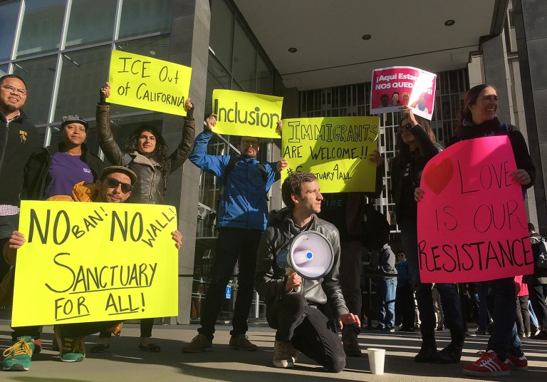 The Department of Justice on Friday reprimanded eight 