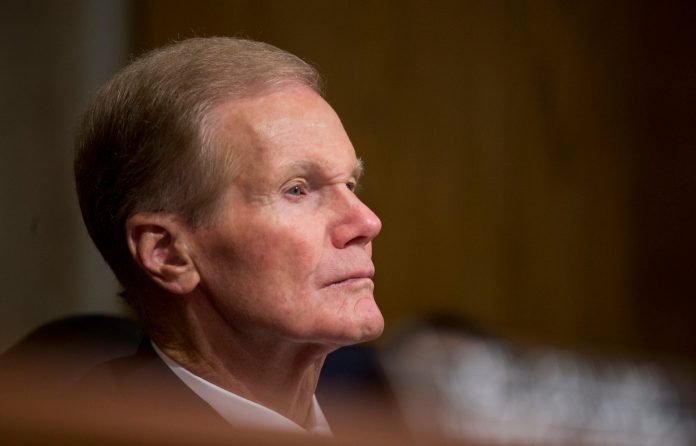 Sen. Bill Nelson says the United States should waste no time hitting back at the Islamic State of Iraq and Syria, the terrorist group that claimed Tuesday to have executed American journalist Steven Sotloff. (AP Photo/Manuel Balce Ceneta)