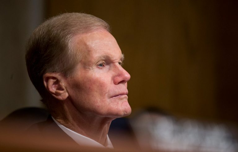 Sen. Bill Nelson says the United States should waste no time hitting back at the Islamic State of Iraq and Syria, the terrorist group that claimed Tuesday to have executed American journalist Steven Sotloff. (AP Photo/Manuel Balce Ceneta)