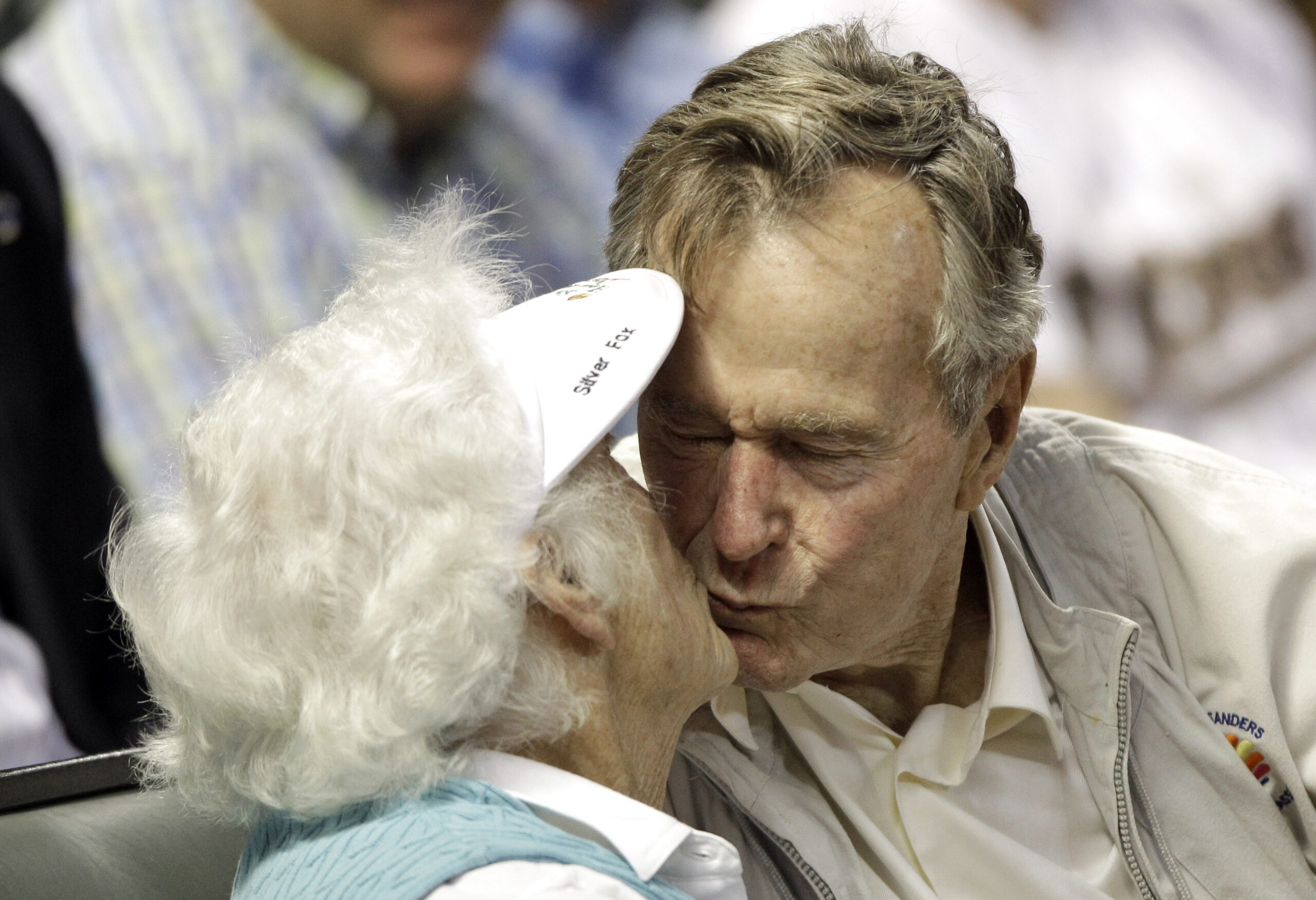 Love story: Barbara stays in hospital to care for George H.W. Bush