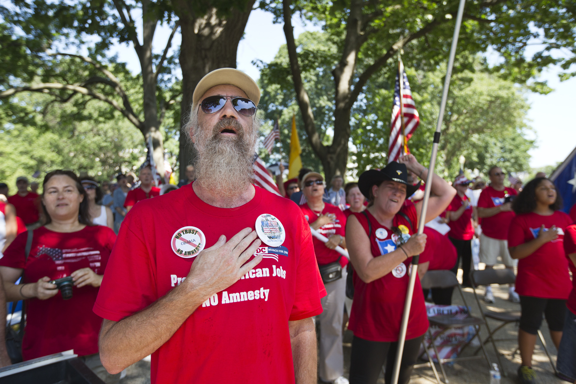 Nearly half oppose Obama immigration action