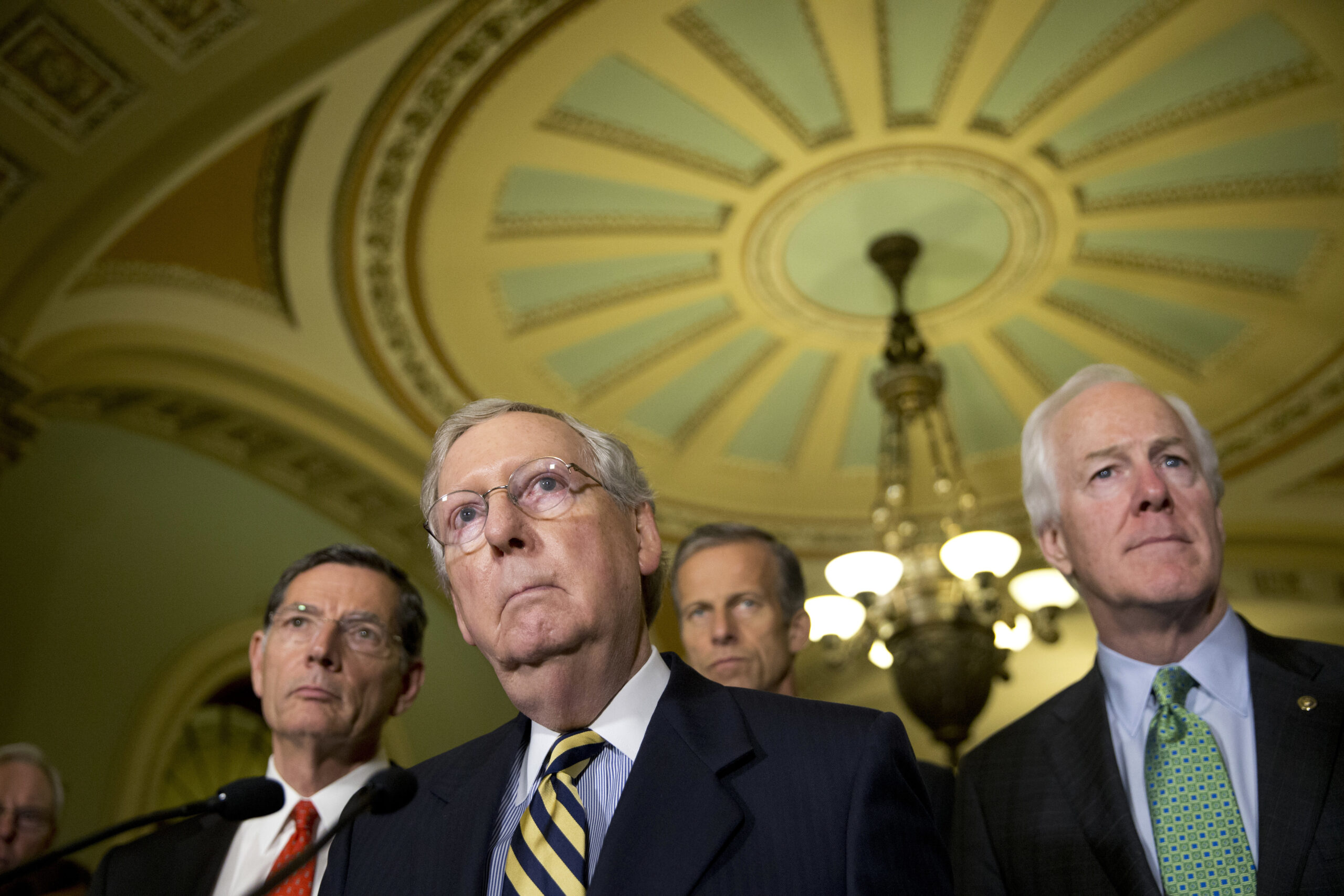McConnell says Dems ‘playing politics’ with funding bill