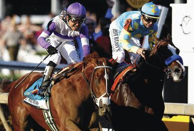 Rob Carr/Getty ImagesI'll Have Another, left, won the Kentucky Derby and Preakness and has a chance for the Triple Crown at the BelmontStakes.